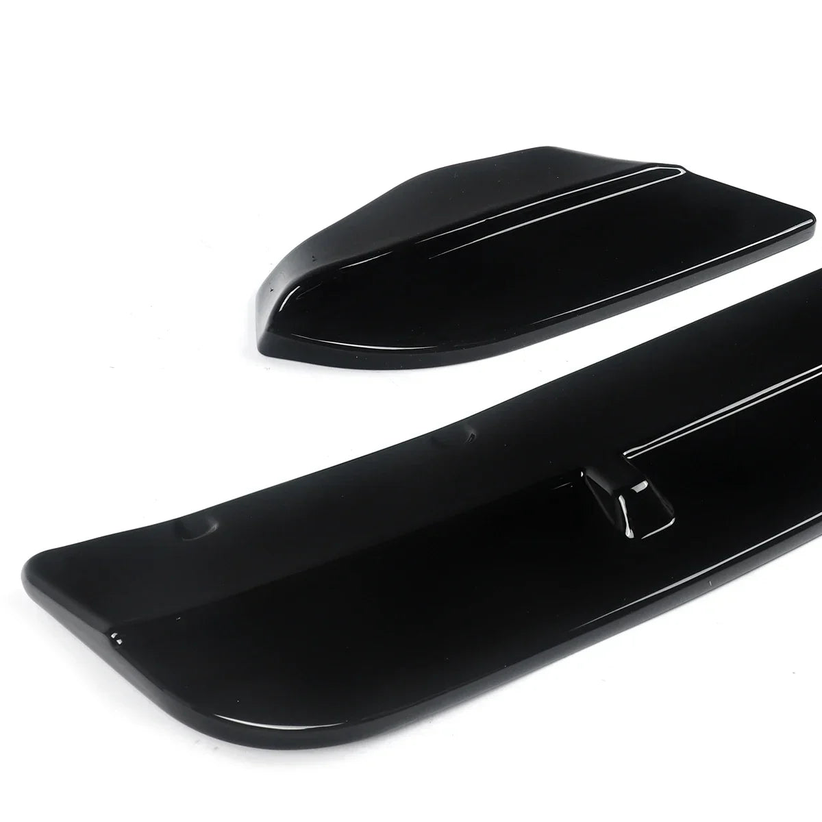 Lip delantero negro brillante / efecto carbono para BMW X3M F97 / X4M F98 (2019–2022)