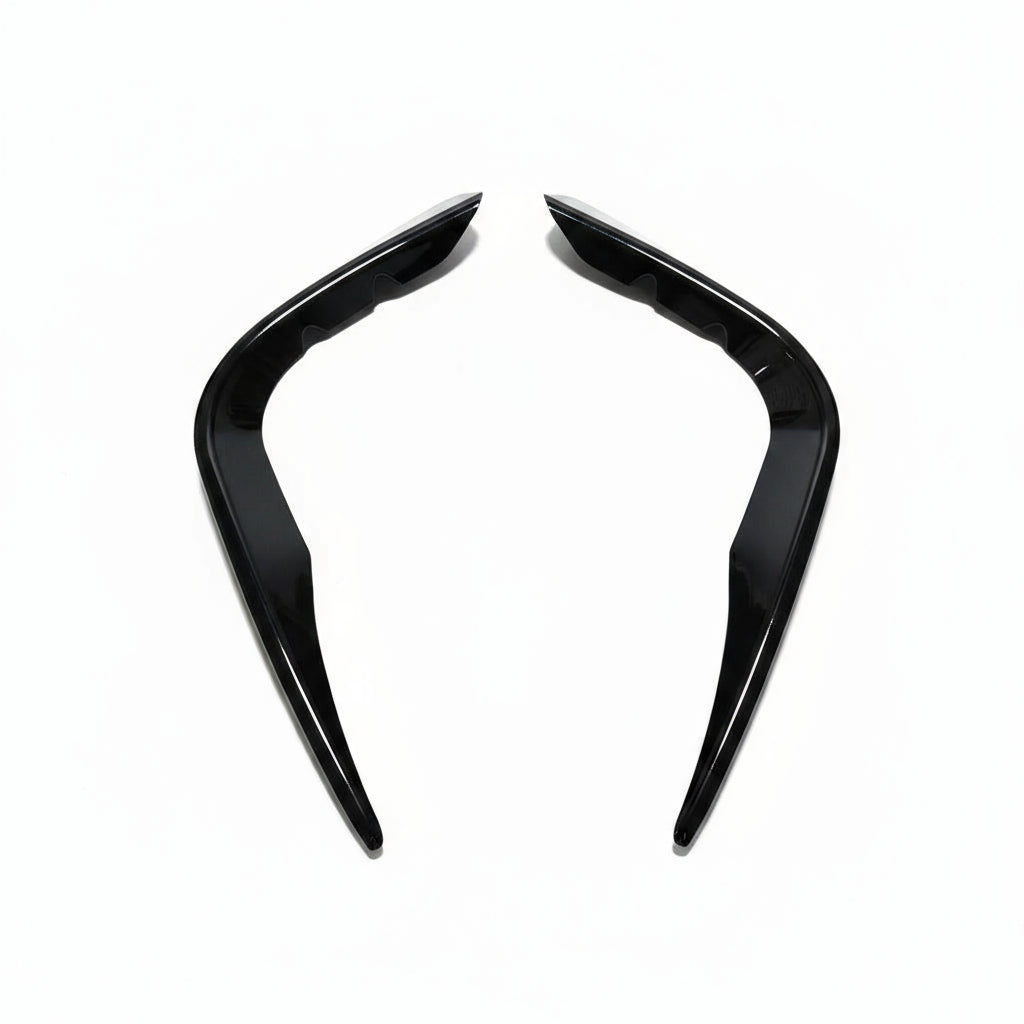 Aletas delanteras negro brillo / efecto carbono para Mercedes-Benz GLC X253 / C253 AMG Line (2016–2019)