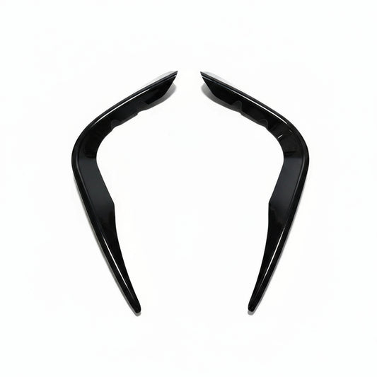 Aletas delanteras negro brillo / efecto carbono para Mercedes-Benz GLC X253 / C253 AMG Line (2016–2019)