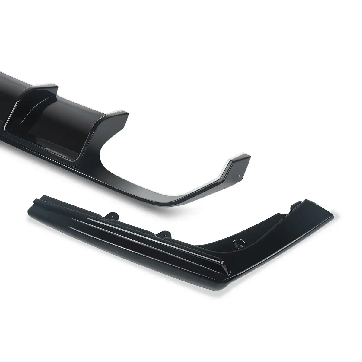 Difusor trasero 3 piezas estilo PSM negro brillante para BMW F80 M3 / F82 M4 (2015–2020)