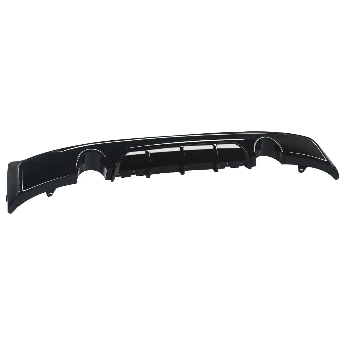 Difusor trasero M Performance negro brillante para BMW Serie 2 F22/F23 M235i / M240i M Sport (2013–2018)
