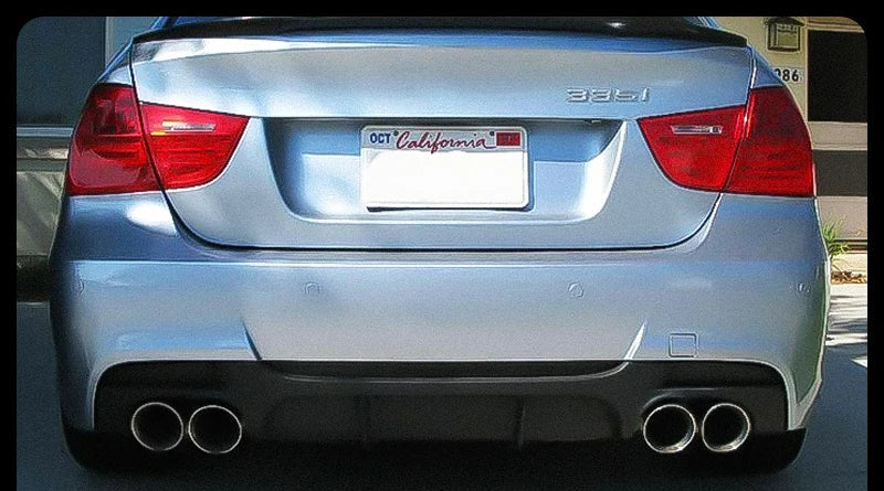 Difusor trasero estilo Performance negro brillante para BMW Serie 3 E90/E91 M Sport (2005–2013)