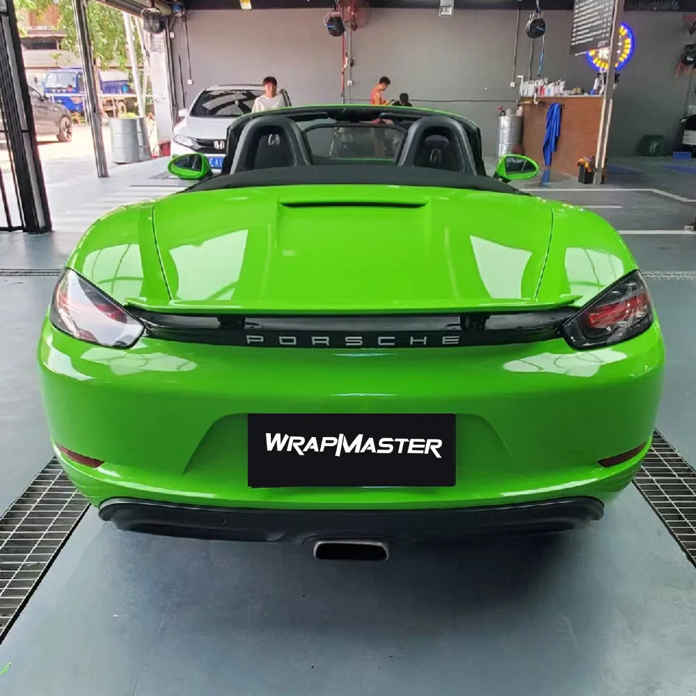 Vinilo Envolvente Verde Víbora Brillante – Rotulación Completa de Coche
