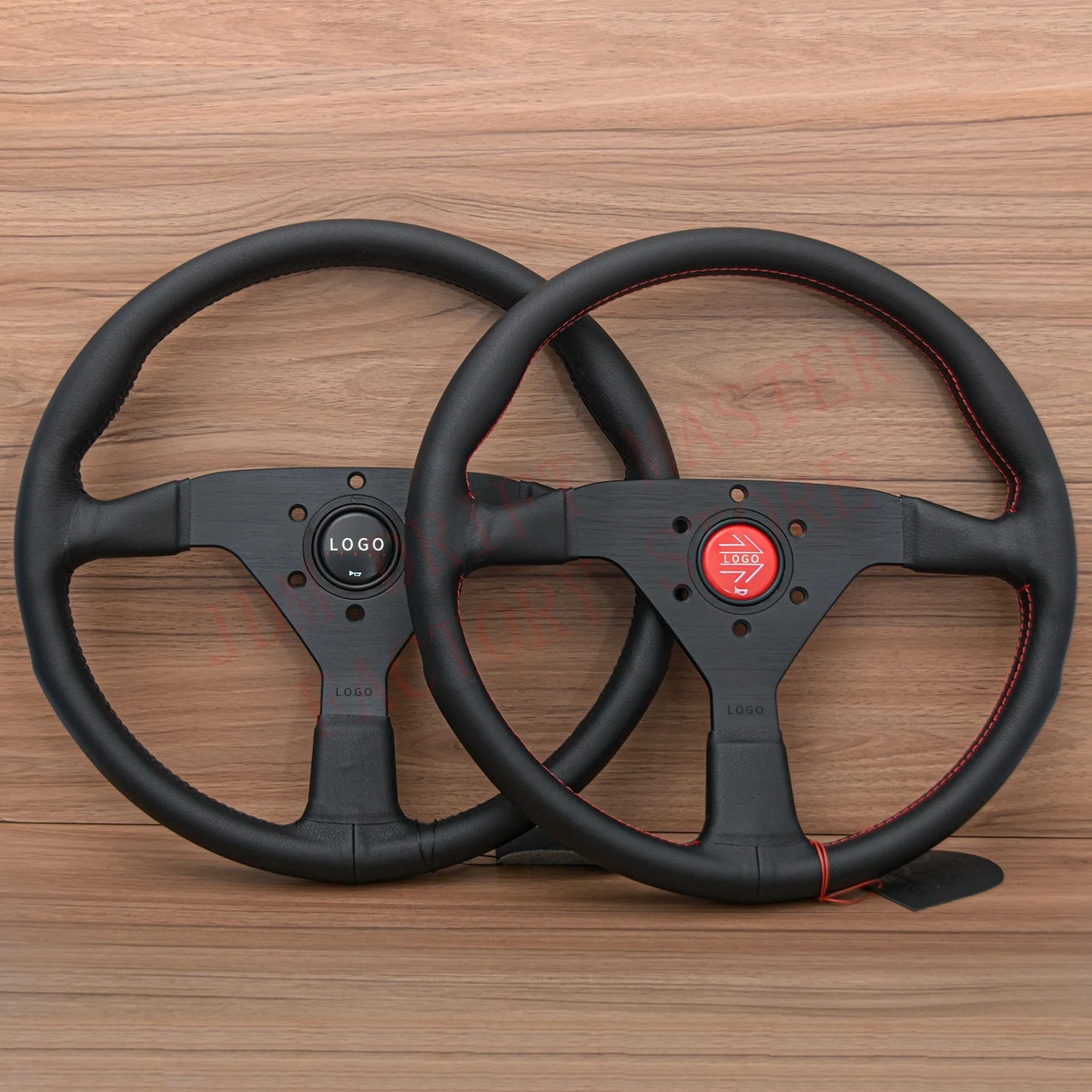 Volante JDM Racing Montecarlo 14” – Deportivo Rally y Drift en Cuero