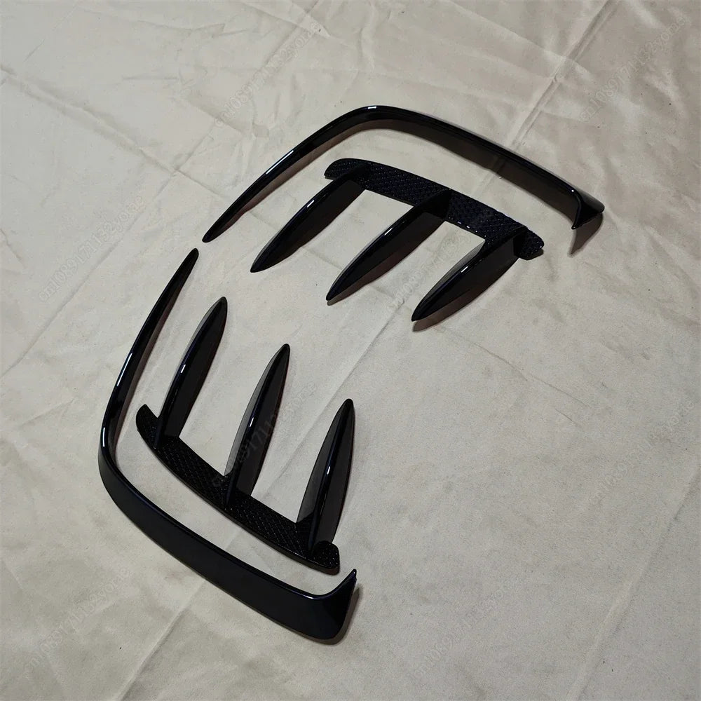 Canards traseros negro brillante para Mercedes-Benz Clase A W176 (A200 / A250 / A260 / A45 AMG, 2013–2018)