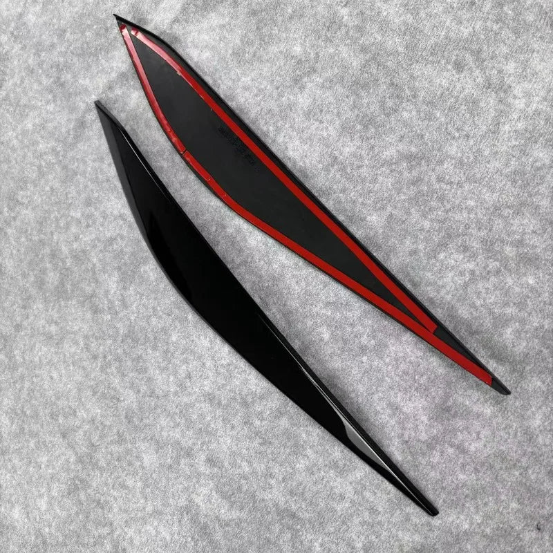 Pestañas faros negro brillante para Ford Fiesta MK8 (2017–2020)