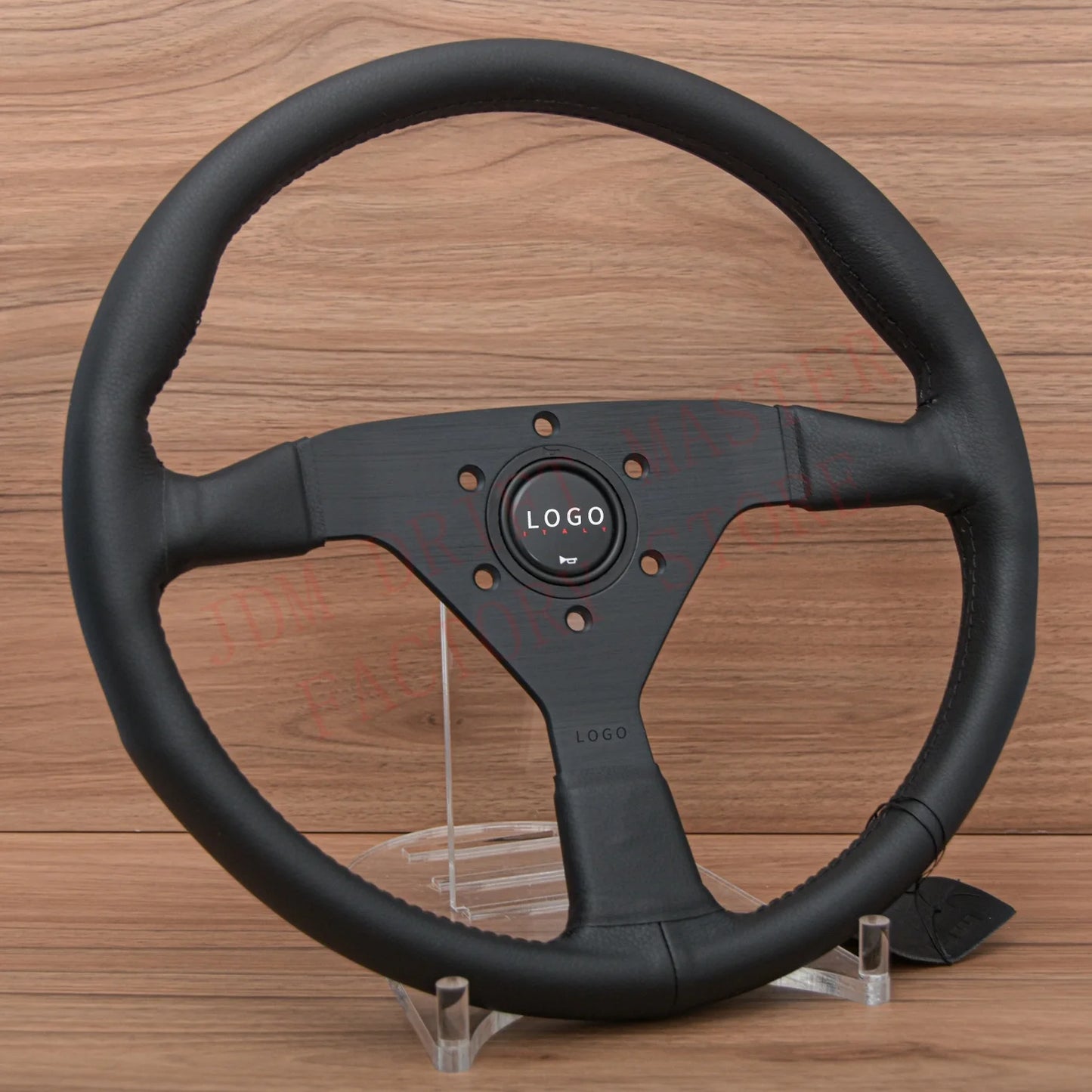 Volante JDM Racing Montecarlo 14” – Deportivo Rally y Drift en Cuero