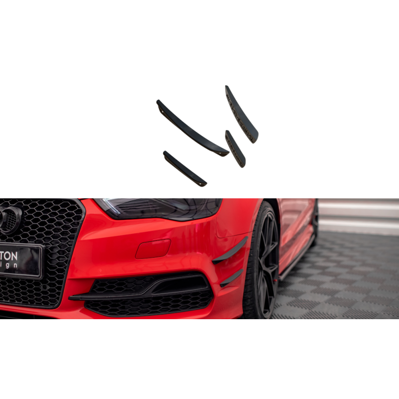 Canards Frontales Maxton Design para Audi S3 y A3 S-Line