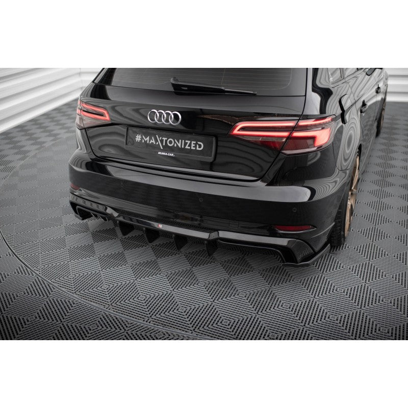 Difusor Trasero Maxton Design Audi A3 S-Line Sportback 8V FL Tuning
