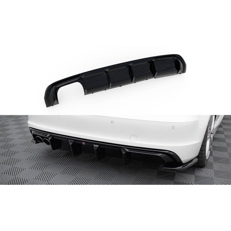 Difusor Maxton Design Audi A3 S-Line Sportback 8V Doble Salida Izq