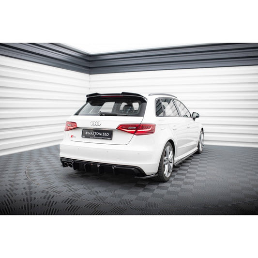 Difusor Maxton Design Audi A3 S-Line Sportback 8V Doble Salida Izq