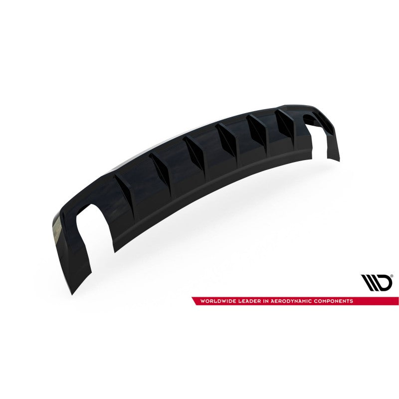 Difusor Trasero Maxton Design para Audi A3 Sedán 8V Negro