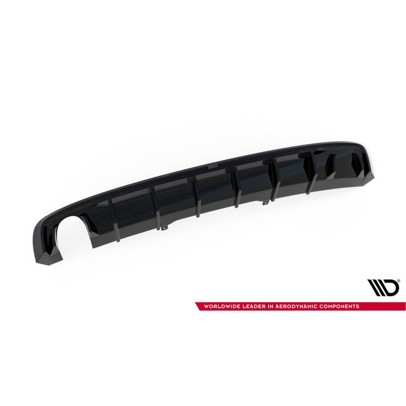 Difusor Trasero Maxton Design Negro Brillo Audi A4 B9 S-Line