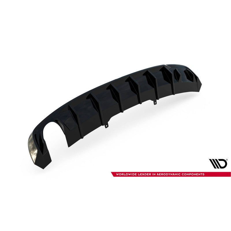 Difusor Trasero Maxton Design Negro Brillo Audi A4 B9 S-Line
