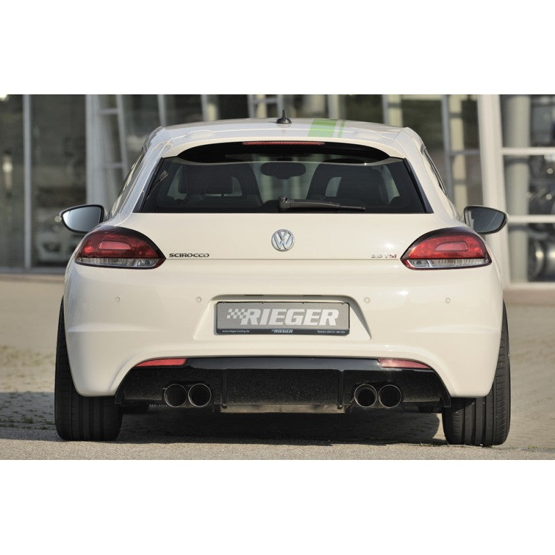 Difusor Trasero Rieger Deportivo para VW Scirocco Mk3 R-Line ABS