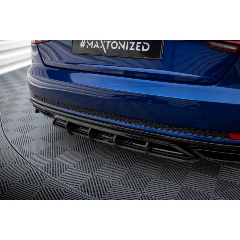 Difusor Trasero Street Pro Maxton Design para Audi A4 B9 Competition