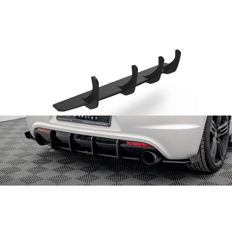 Difusor Trasero Deportivo Street Pro Maxton VW Scirocco Mk3 R Diseño Aerodinámico