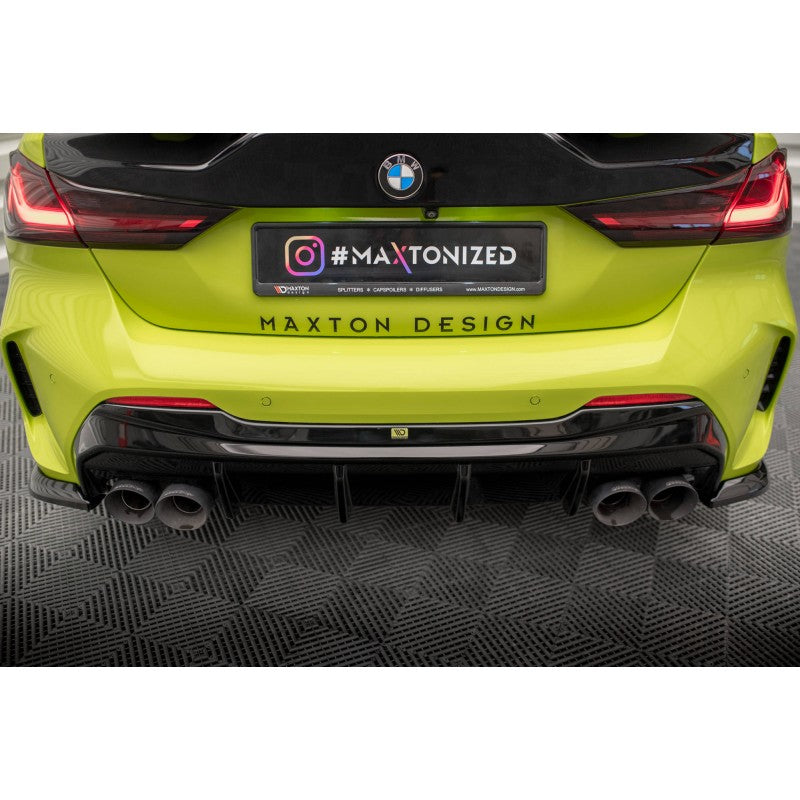 Difusor Maxton V3 BMW F40 M-Pack M135i Negro Brillo ABS