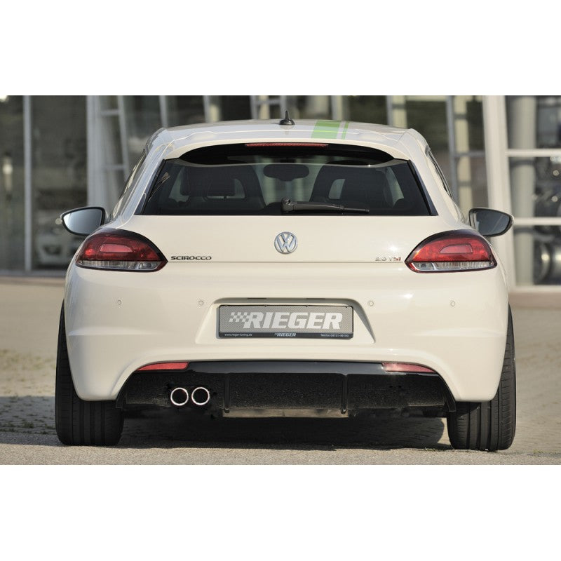 Difusor Trasero Deportivo Rieger para VW Scirocco Mk3 R-Line, ABS Alta Calidad