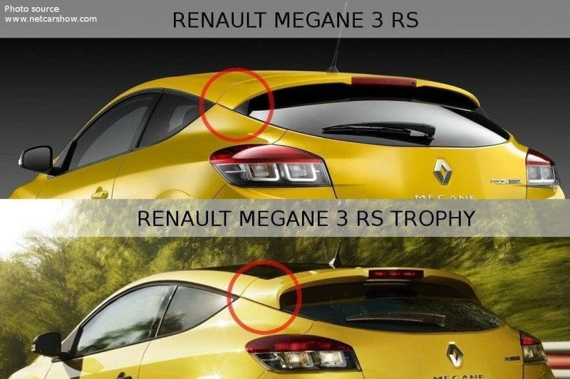 Extensión Alerón Trasero Deportivo Maxton Renault Megane 3 RS Trophy Cup 2011-2015
