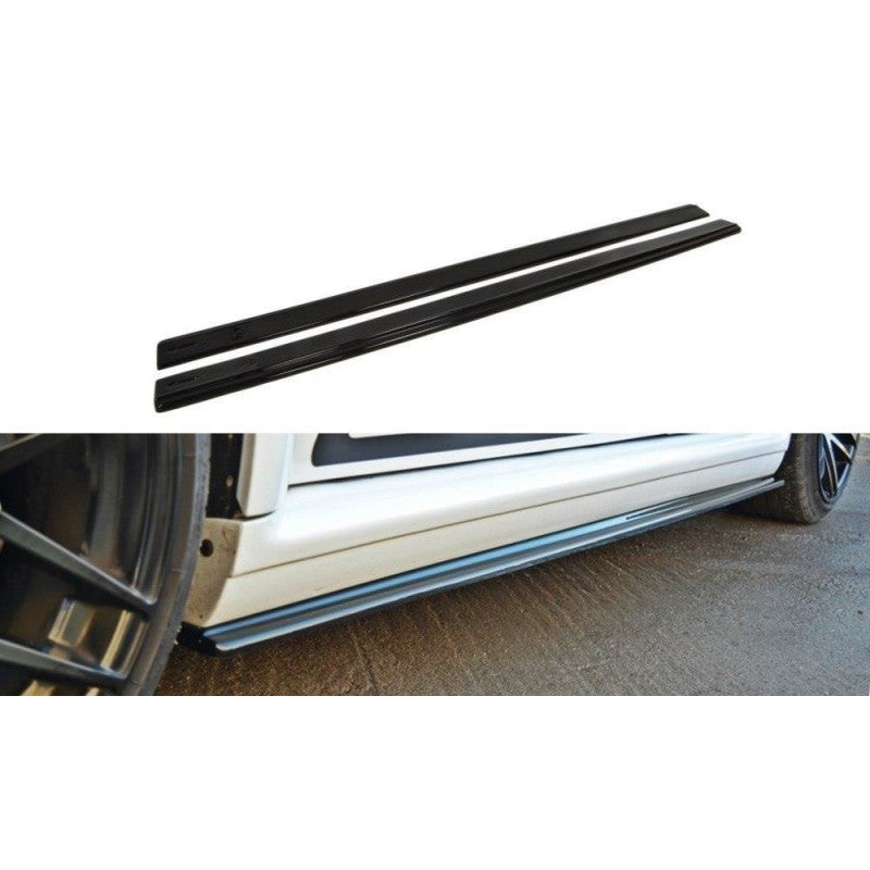 Taloneras Faldones Laterales Maxton Design Audi RS4 B5 ABS Negro Brillante Deportivo