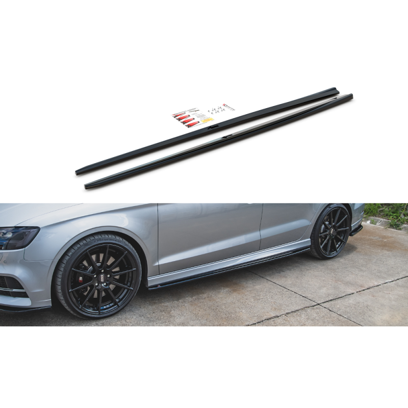Taloneras V2 Maxton Design para Audi S3 y A3 8V Sedan