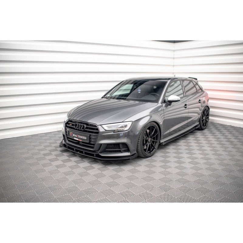Flaps Frontales Maxton para Audi S3 A3 S-Line Sportback 8V Facelift