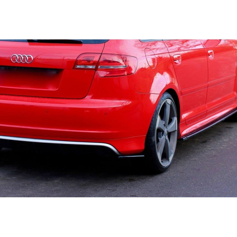 Flaps Maxton Design Audi RS3 8P Traseros Negro Brillante ABS Deportivo Tuning