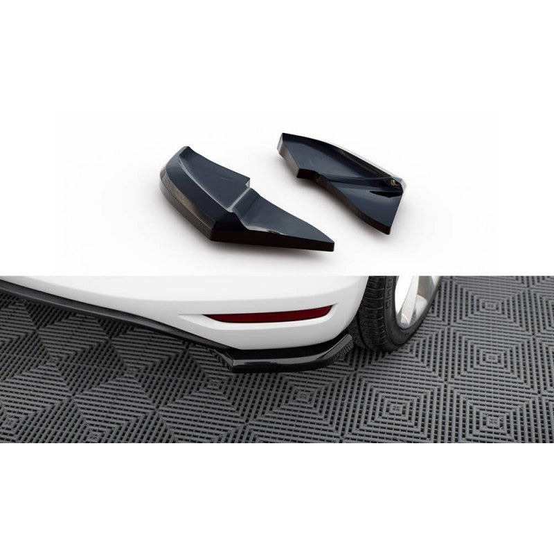 Alerones Traseros Maxton Design VW Scirocco Mk3 FL 2014-2017 Estilo Deportivo Negro Brillante