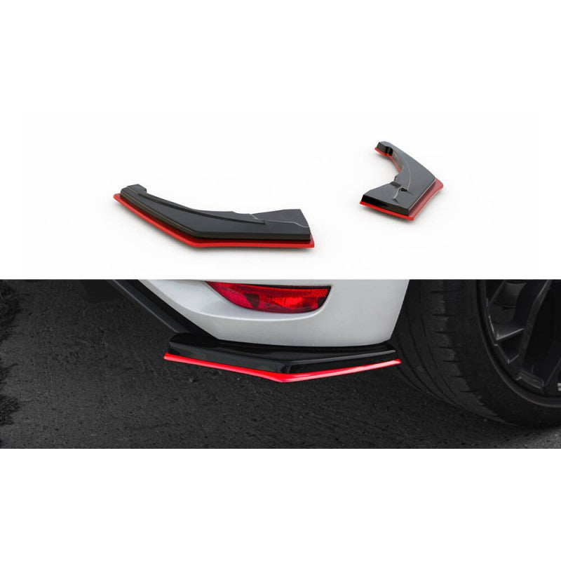 Flaps V.2 Maxton Design Renault Megane RS Mk4, Acabado Negro Brillante