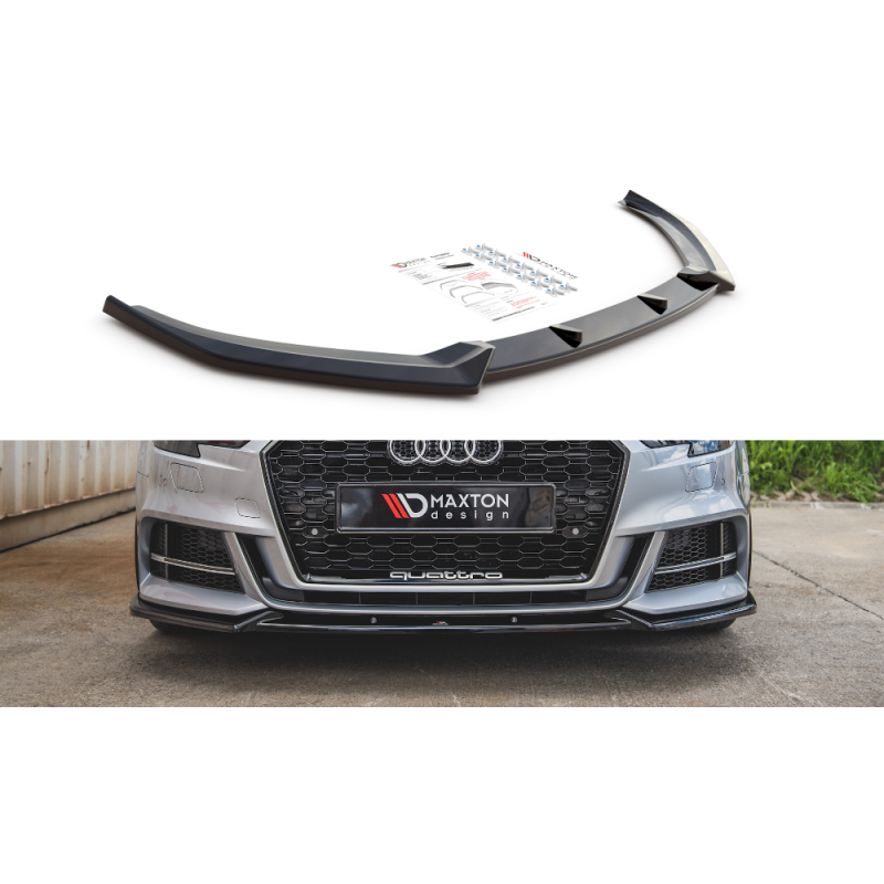 Lip Delantero V3 Maxton Design para Audi S3 8V FL