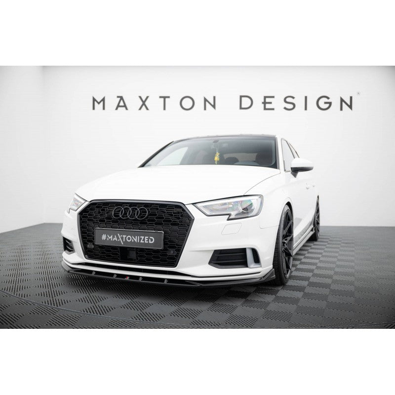 Lip Frontal Maxton Design para Audi A3 Sedán 8V FL