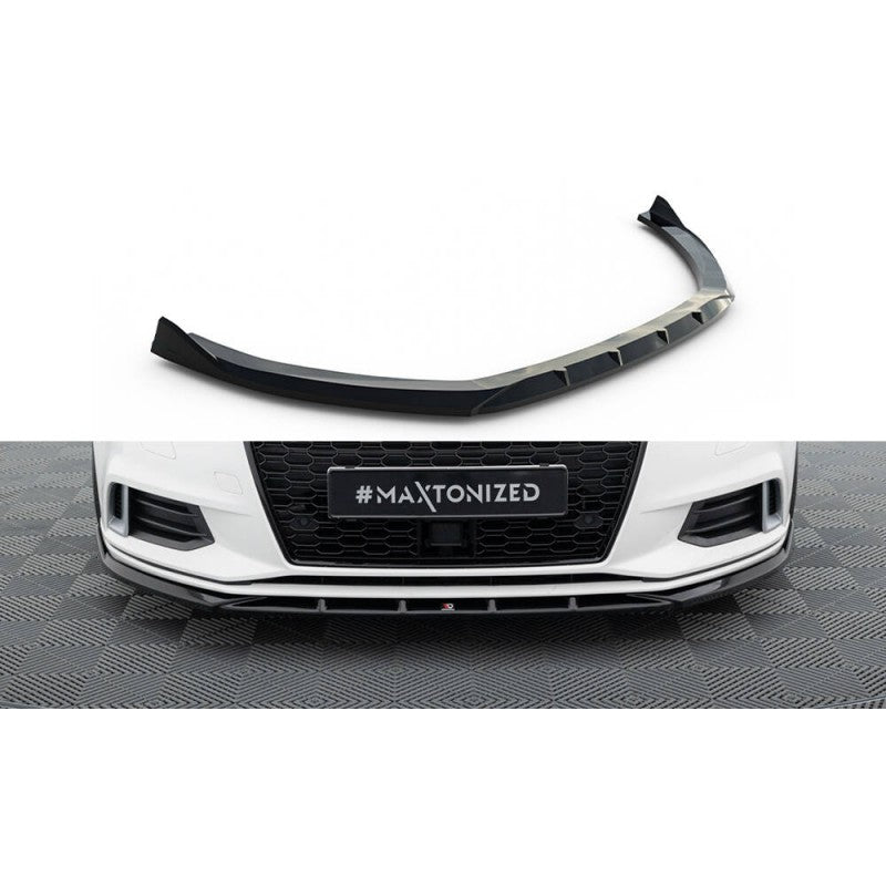 Lip Frontal Maxton Design para Audi A3 Sedán 8V FL