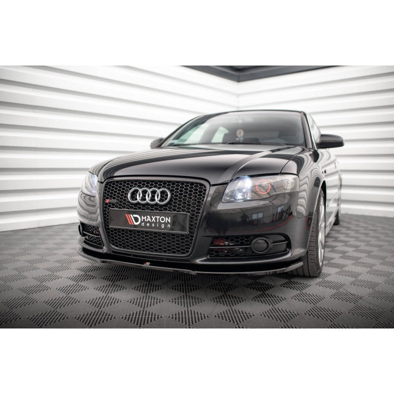 Lip Delantero Maxton Design Audi A4 S-Line B7 Negro Brillante