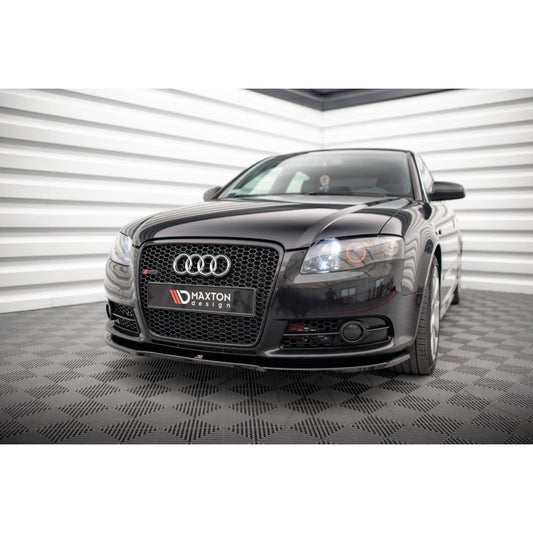 Lip Delantero Maxton Design Audi A4 S-Line B7 Negro Brillante