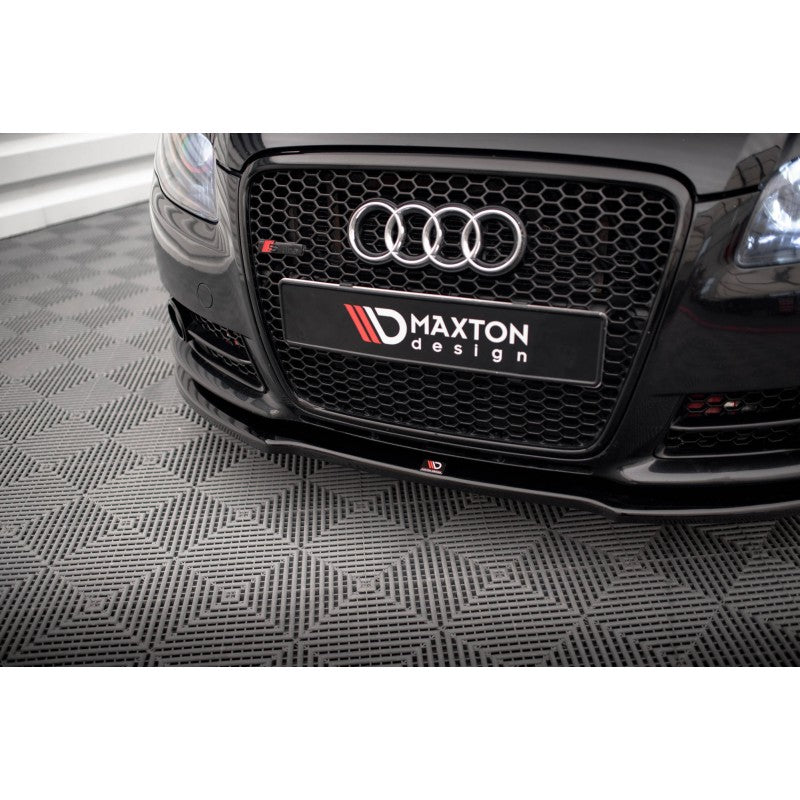 Lip Delantero Maxton Design Audi A4 S-Line B7 Negro Brillante