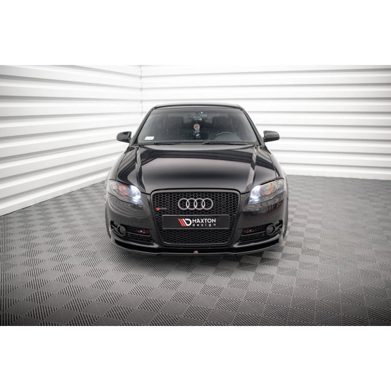 Lip Delantero Maxton Design Audi A4 S-Line B7 Negro Brillante