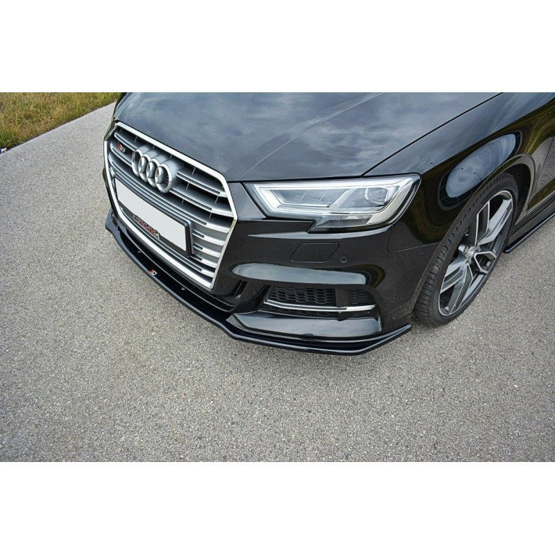 Lip Frontal V.1 Maxton Design Audi A3 S-Line S3 8V FL Sedán