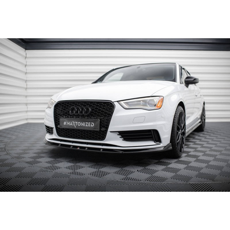 Lip Delantero Maxton Design V1 para Audi A3 8V Sedán