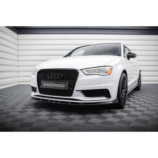 Lip Delantero Maxton Design V1 para Audi A3 8V Sedán