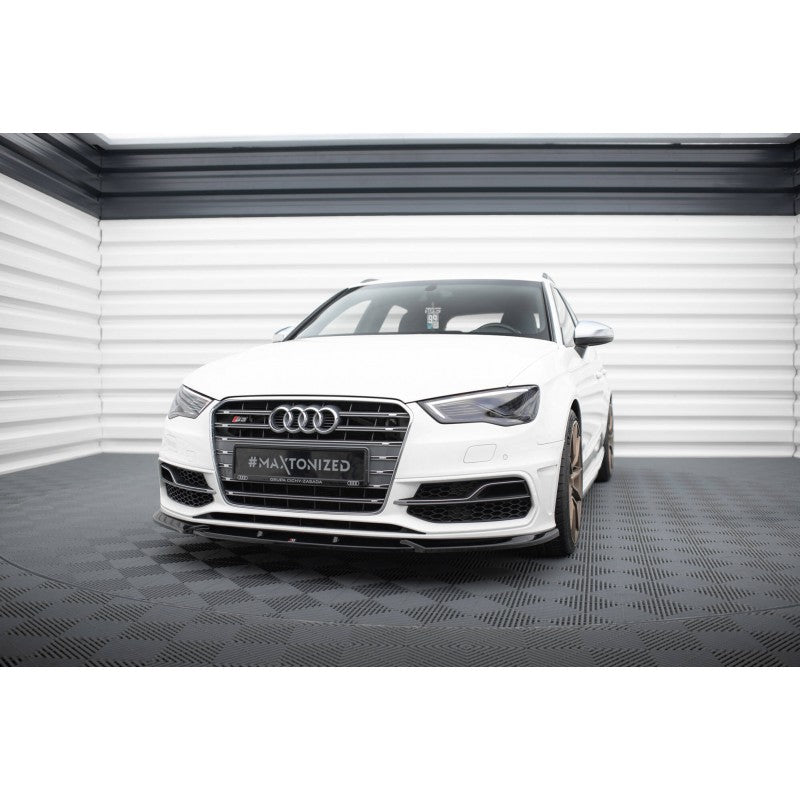 Spoiler Delantero Maxton Design V2 para Audi S3 A3 S-Line 8V