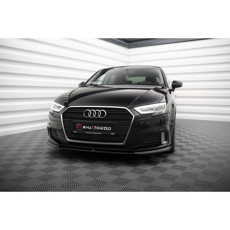 Spoiler Delantero Lip V.2 Maxton Design Audi A3 Sportback 8V FL