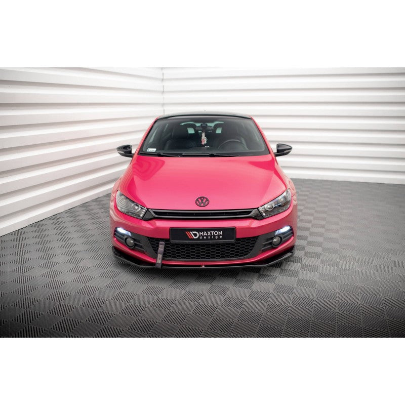 Labio Delantero V.2 Maxton Design para VW Scirocco Mk3 Deportivo Brillante