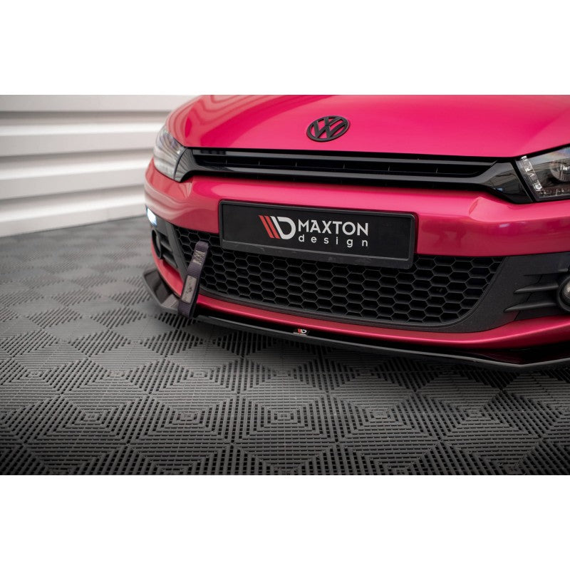 Labio Delantero V.2 Maxton Design para VW Scirocco Mk3 Deportivo Brillante