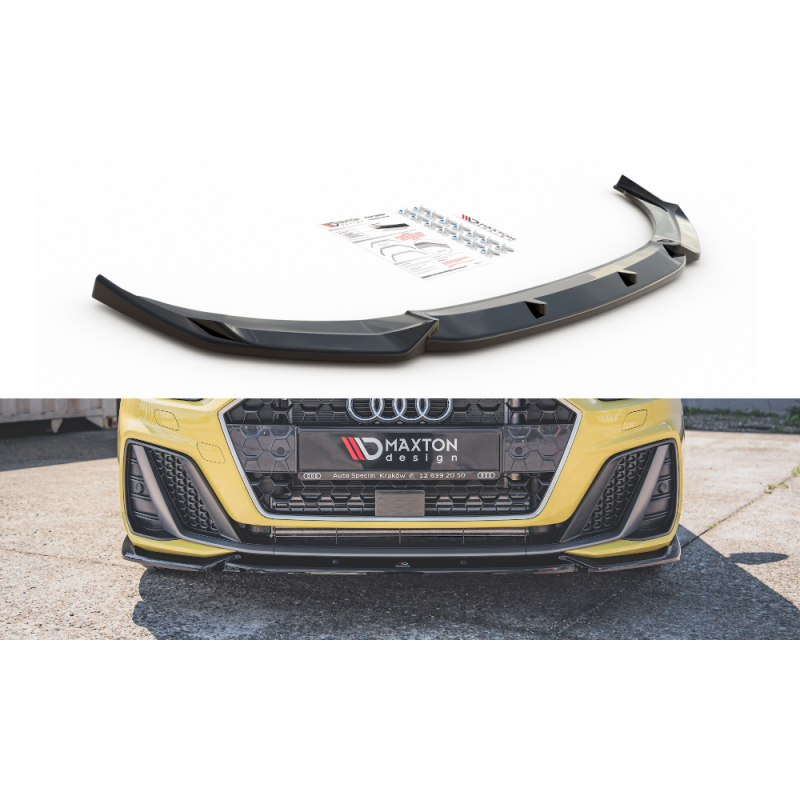 Lip Spoiler Delantero V.3 Maxton Design Audi A1 S-Line GB