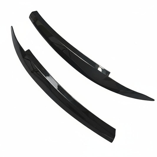 Pestañas de faro negro brillante para Volkswagen Scirocco (2008–2017)