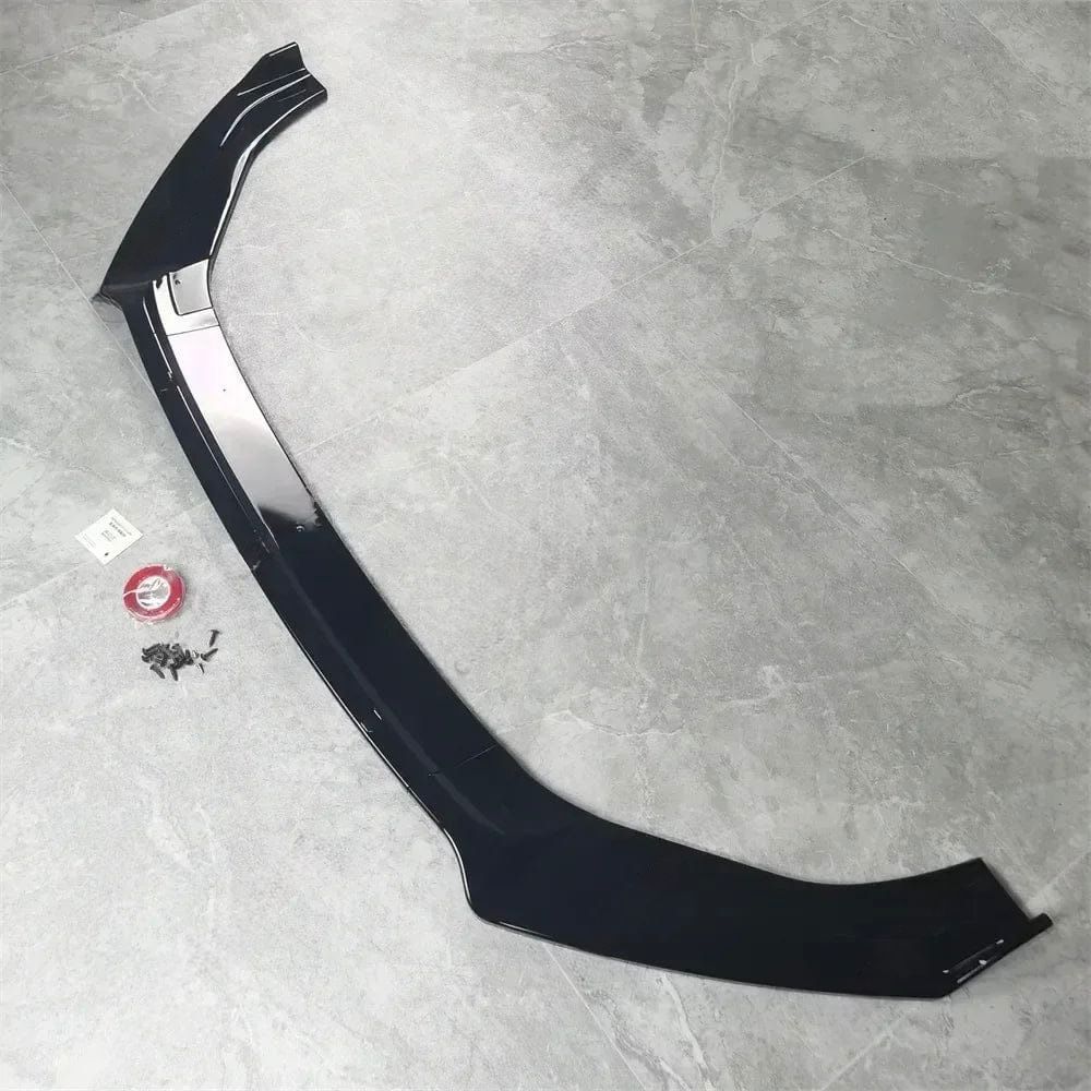 Lip Delantero Negro Brillante – Para Audi S3 8P / A3 S-Line (2008-2012, Facelift)