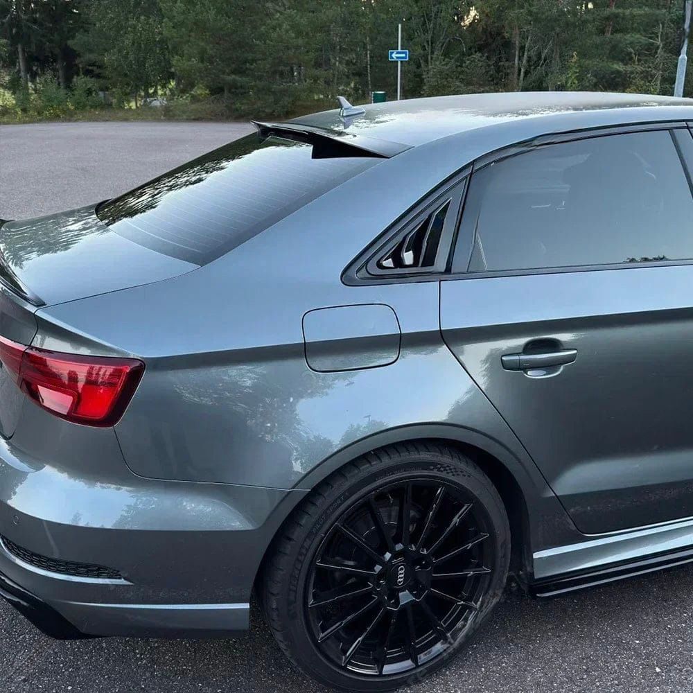 Alerón Trasero Techo Maletero Lip Spoiler Negro Brillante Para Audi A3 S3 8V Sedán 2014-2020