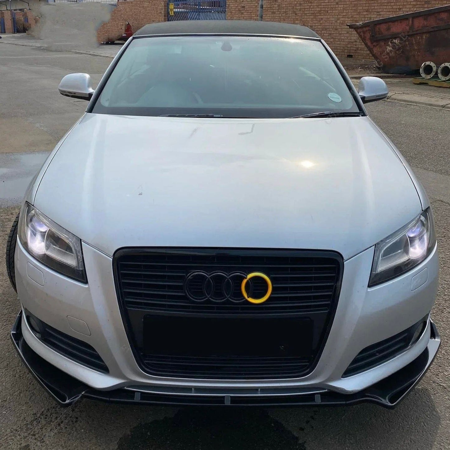 Lip Delantero Negro Brillante – Para Audi S3 8P / A3 S-Line (2008-2012, Facelift)