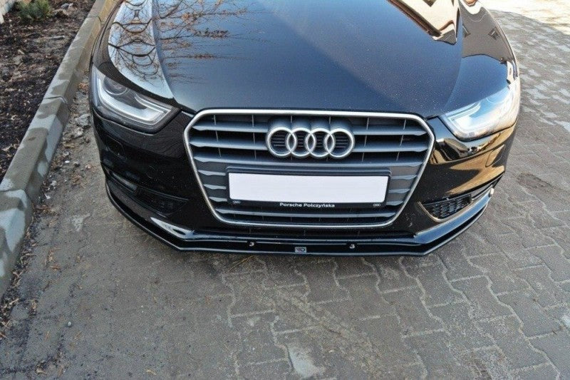 Splitter Delantero Maxton Design V.1 para Audi A4 B8 FL